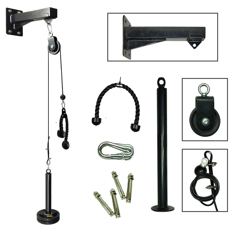 Pulley Home Gym - Gym Wandmontage Fitness Diy Katrol Kabel