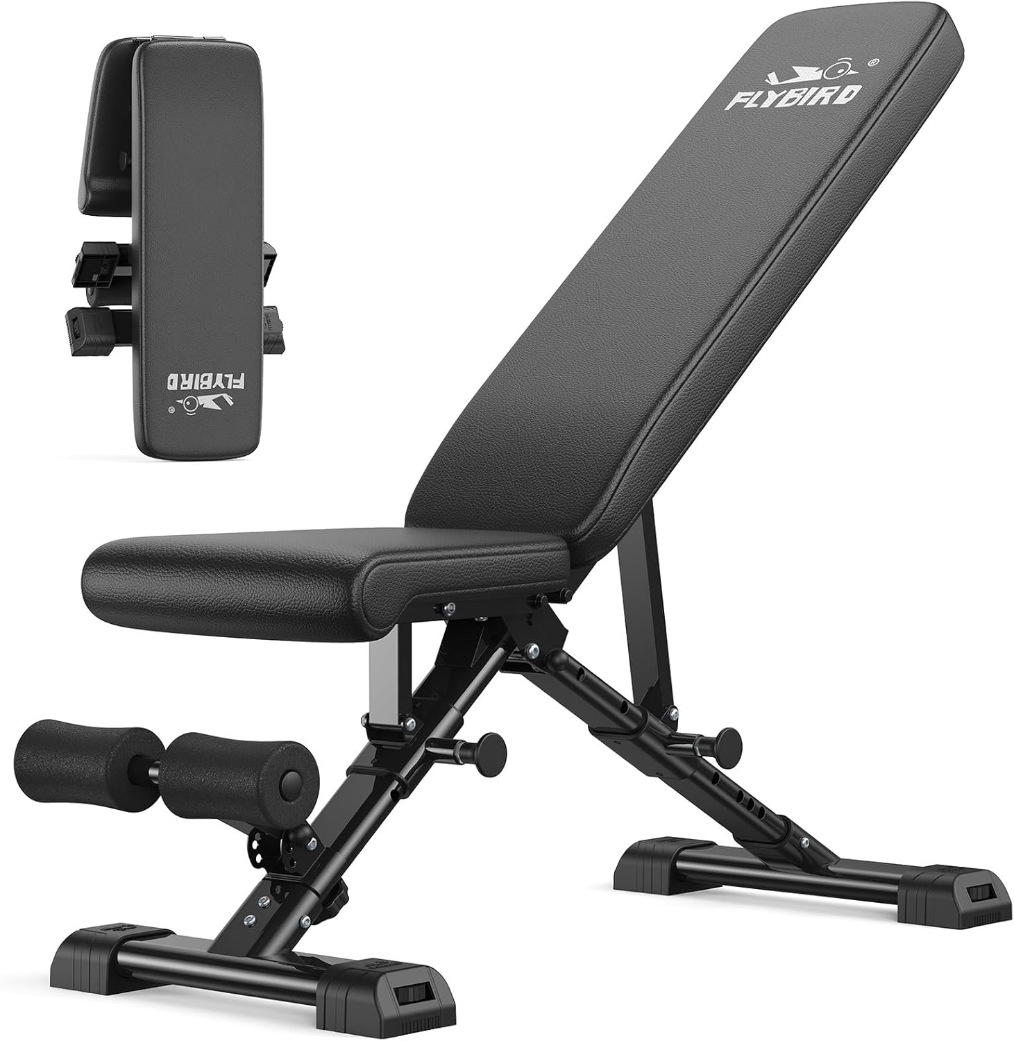 Home Gym Weights - Homegym verstelbare gewichtsbank, stevig materiaal, zwart,