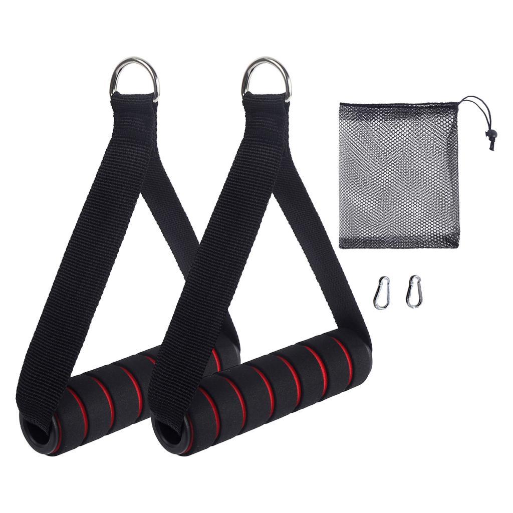 Pulley Home Gym - 2x Oefenhandvatten Trainingshandvatten voor Katrolsysteem Home