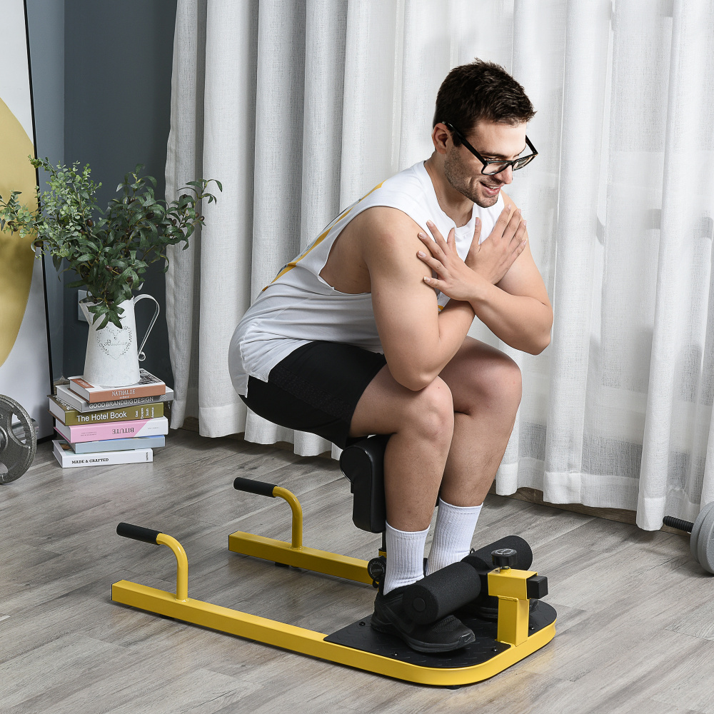 Home Gym Yellow - Ye Soozier 3-in-1 gevoerde push-up-, sit-up-