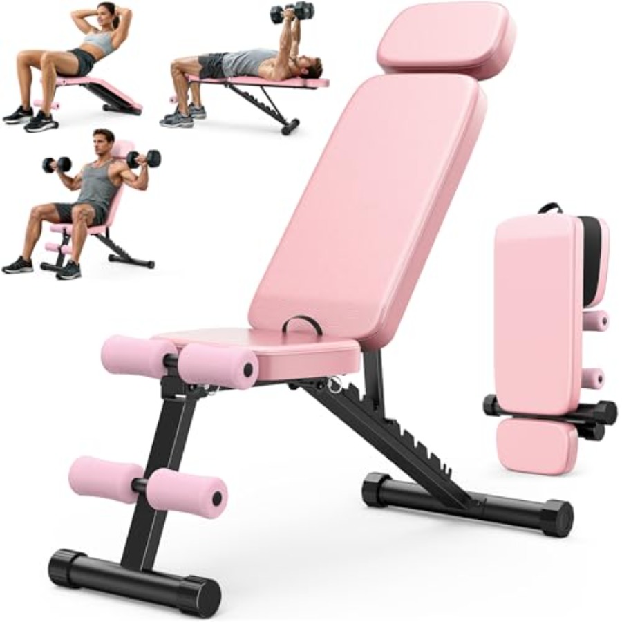 Home Gym Weight Bench - Verstelbare gewichtsbank met 10 rugleuningen voor