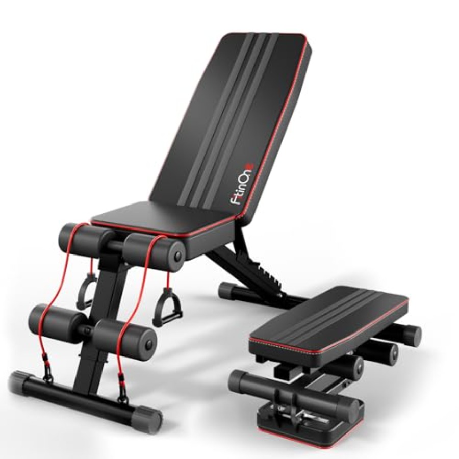 Home Gym Weight Bench - Verstelbare opklapbare gewichtsbank voor thuisgym, 660