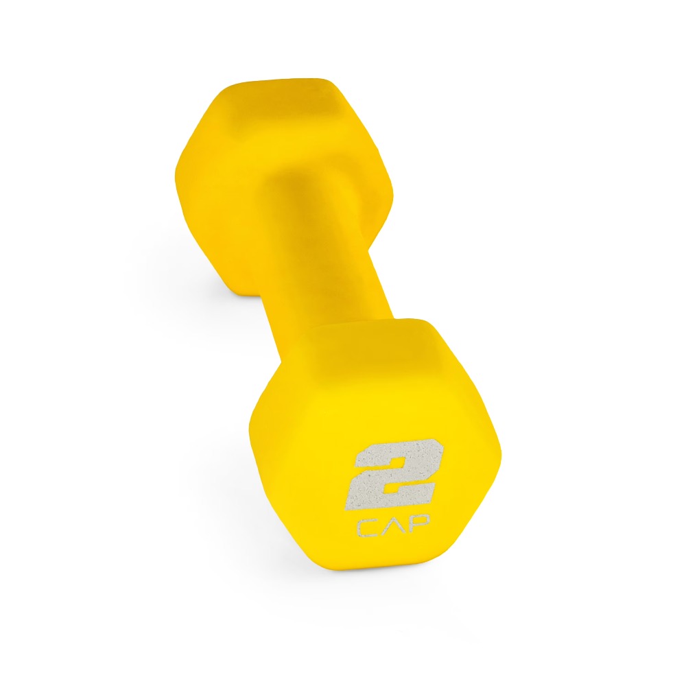 Home Gym Yellow - Neopreen Dumbbells 2lb Gewicht voor Thuisgym