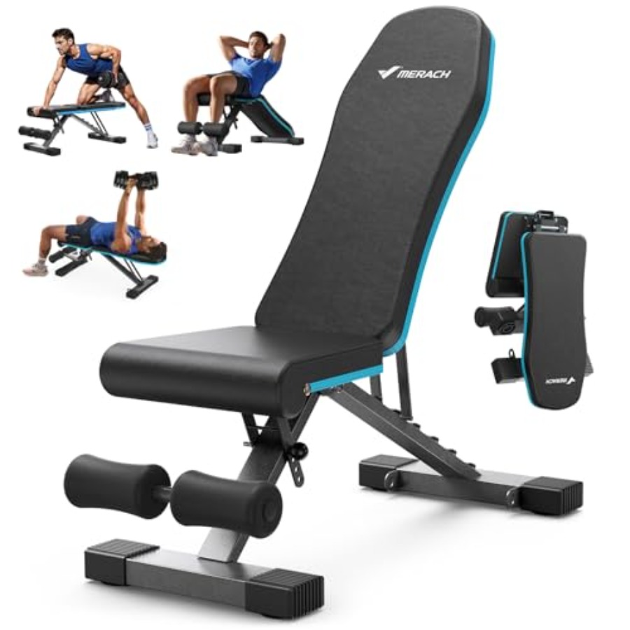 Home Gym Weight Bench - Inklapbare gewichtsbank voor thuisgym met 990