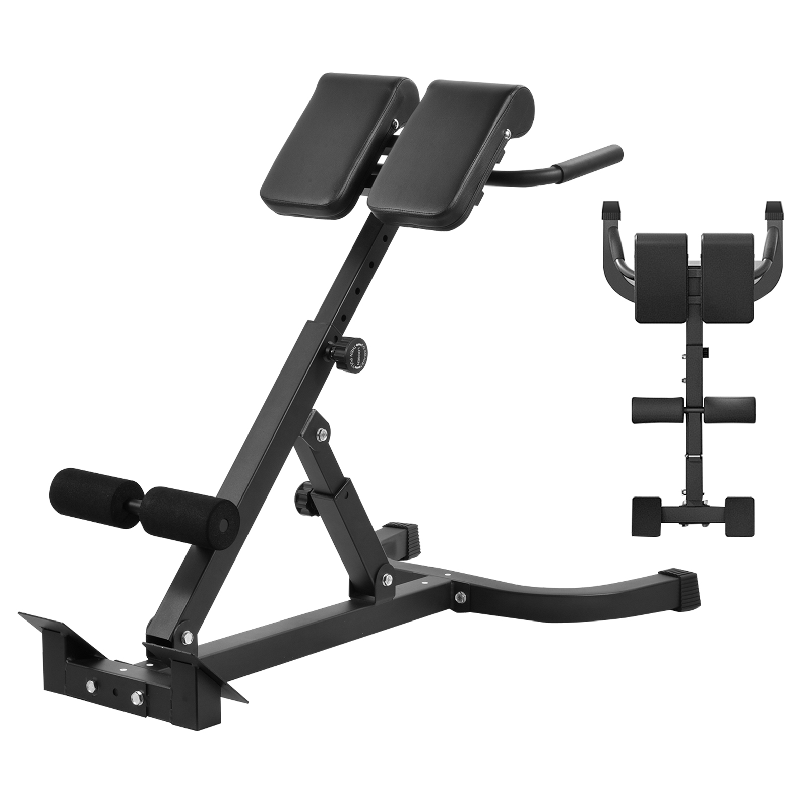Home Gym Hamstring Exercises - Roman Chair Hyperextension Bank, Opvouwbare Rugextensie