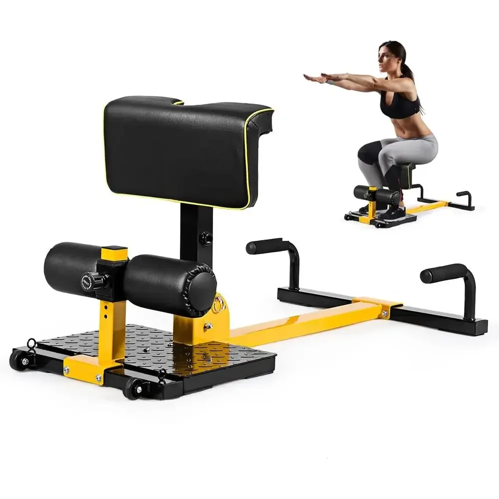 Home Gym Yellow - 8-in-1 multifunctionele squat-, push-up- en buikspiertrainingsapparatuur