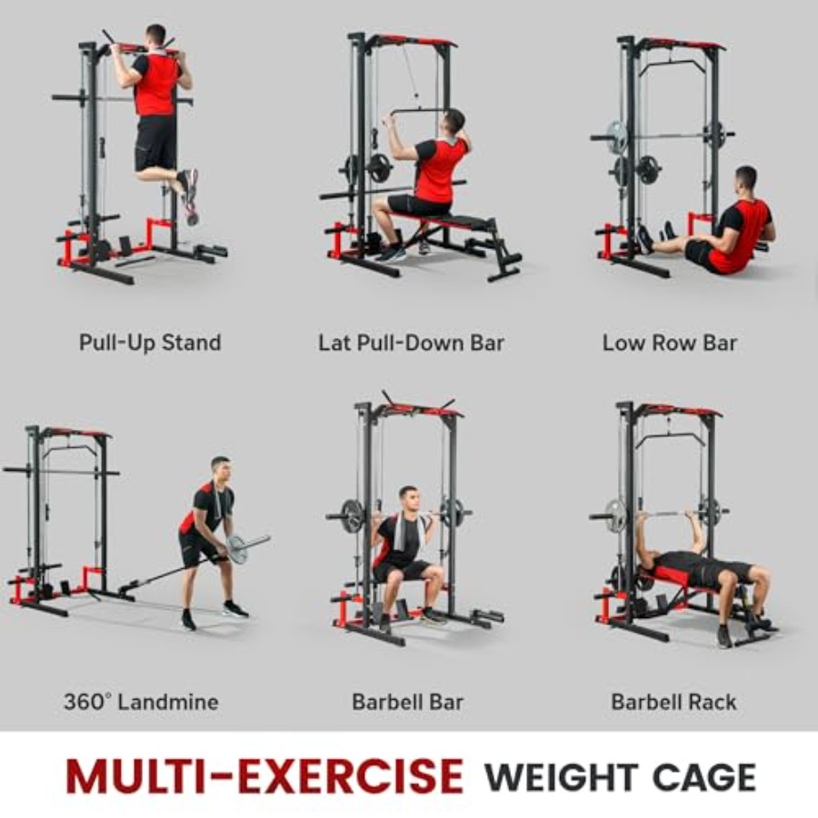 Power Cage Smith Machine Multi - Squat Rack Power recensie en prijs