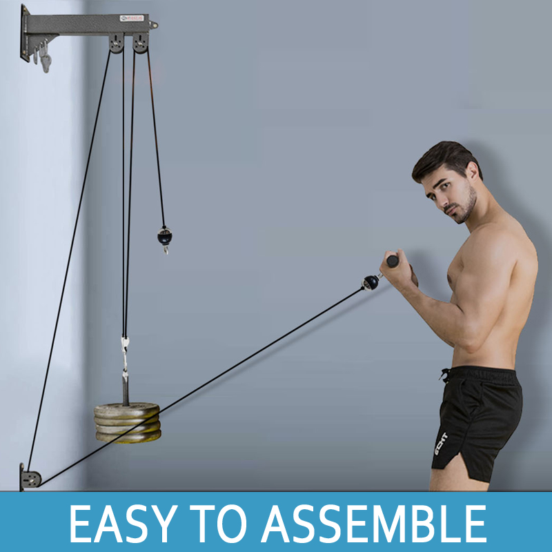 Aan de muur gemonteerd gymkatr - Pulley Home Gym recensie en prijs