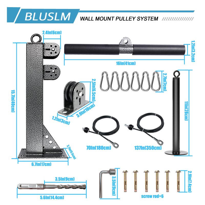 Aan de muur gemonteerd gymkatr - Pulley Home Gym recensie en prijs