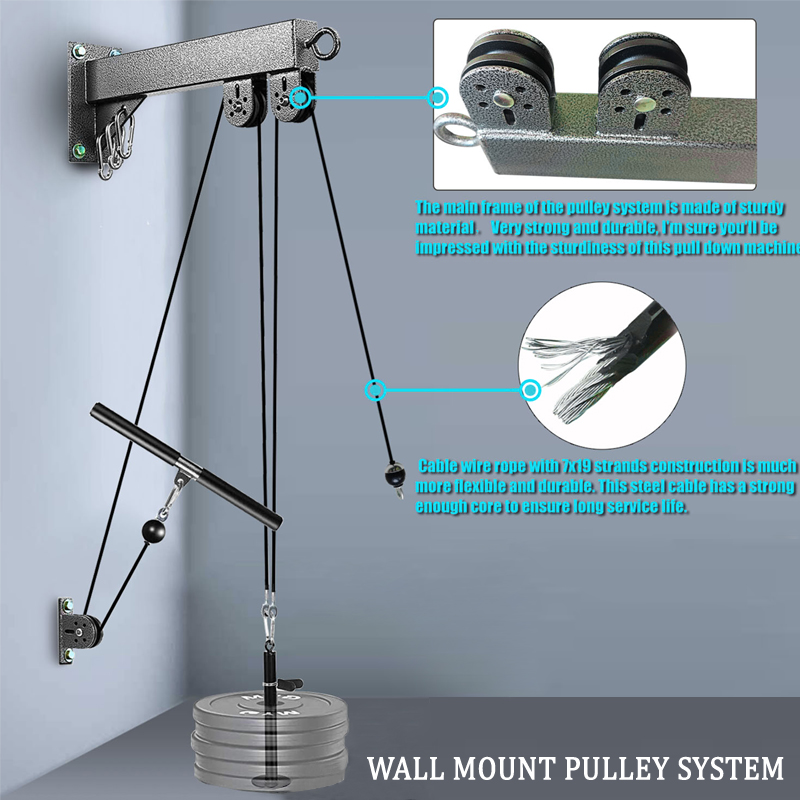 Aan de muur gemonteerd gymkatr - Pulley Home Gym recensie en prijs