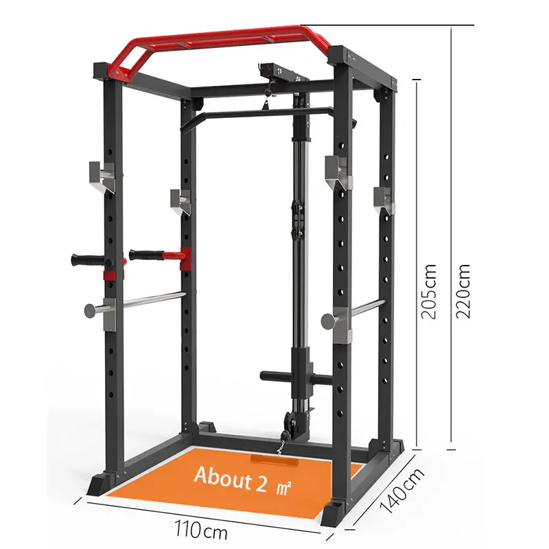 Commerciële fitness Smith-mach - Squat Rack Power recensie en prijs