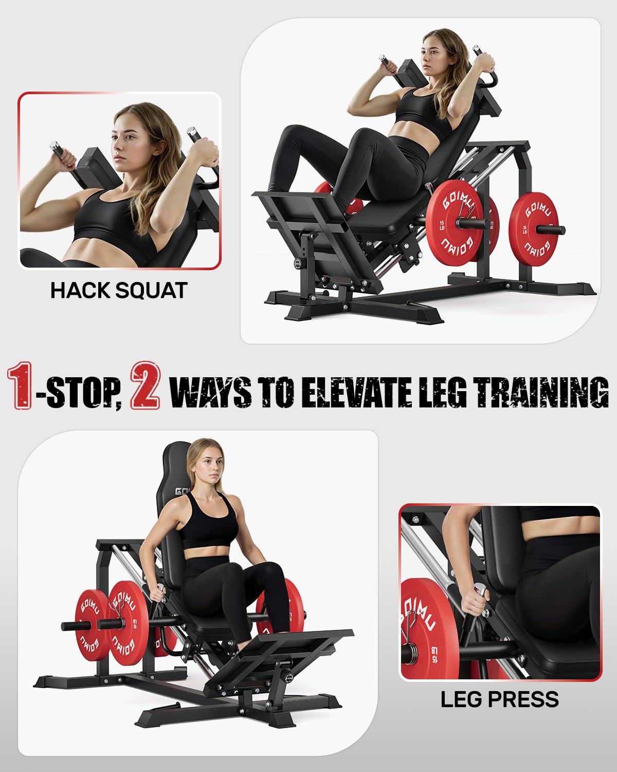 L5 Leg Press Hack Squat Machin - Home Gym Custom recensie en prijs