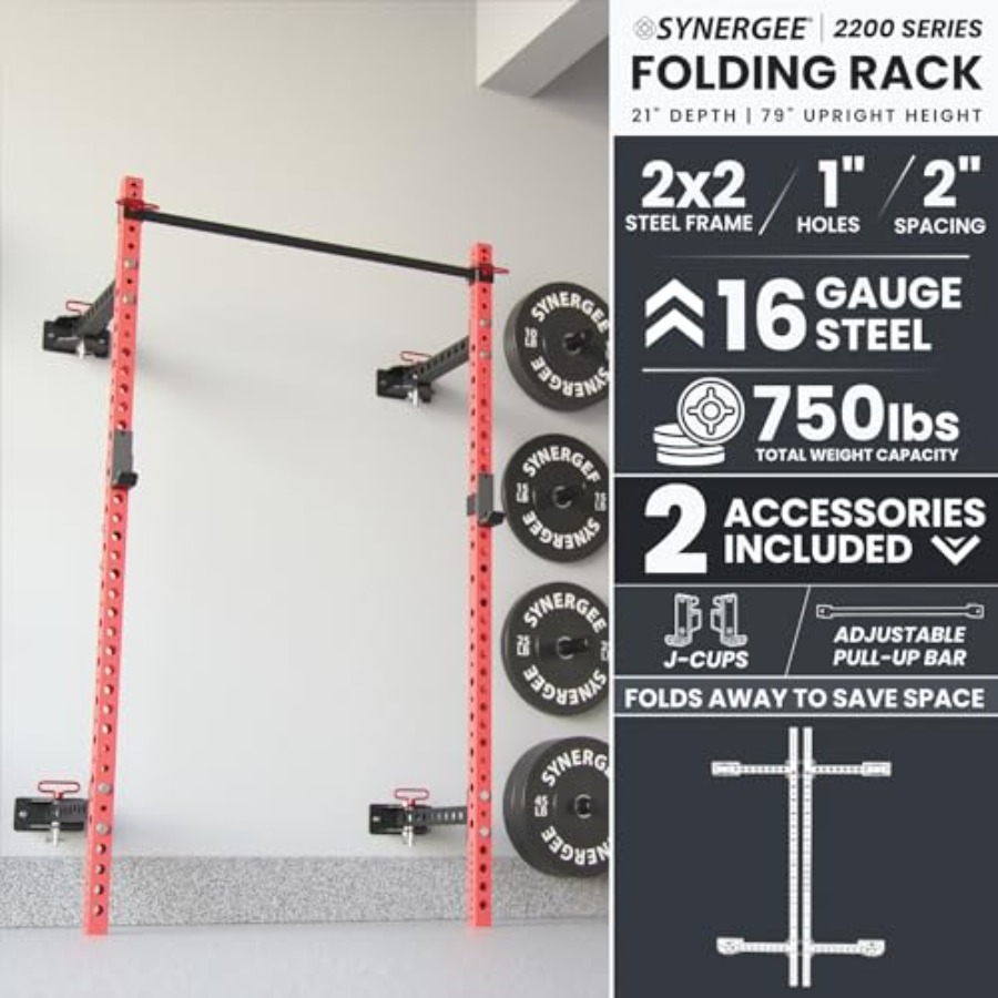 2200 Serie Opvouwbaar Squat Ra - Squat Rack Power recensie en prijs