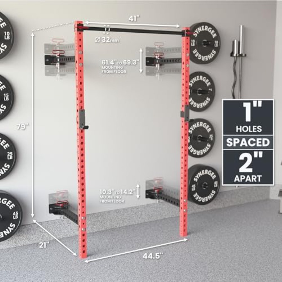 2200 Serie Opvouwbaar Squat Ra - Squat Rack Power recensie en prijs