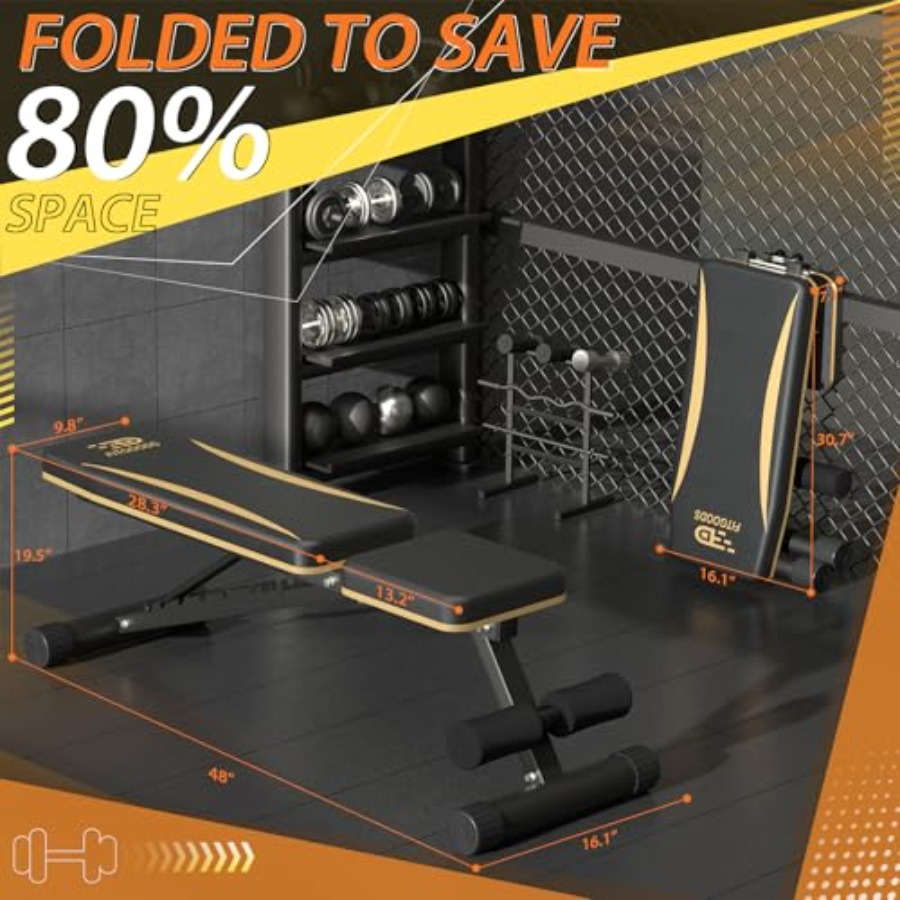 Verstelbare Gewichtsbank voor  - Home Gym Weight Bench recensie en prijs
