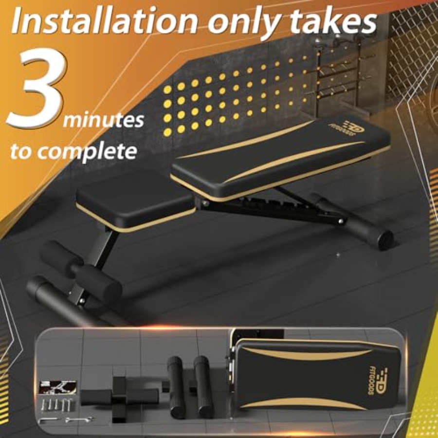 Verstelbare Gewichtsbank voor  - Home Gym Weight Bench recensie en prijs