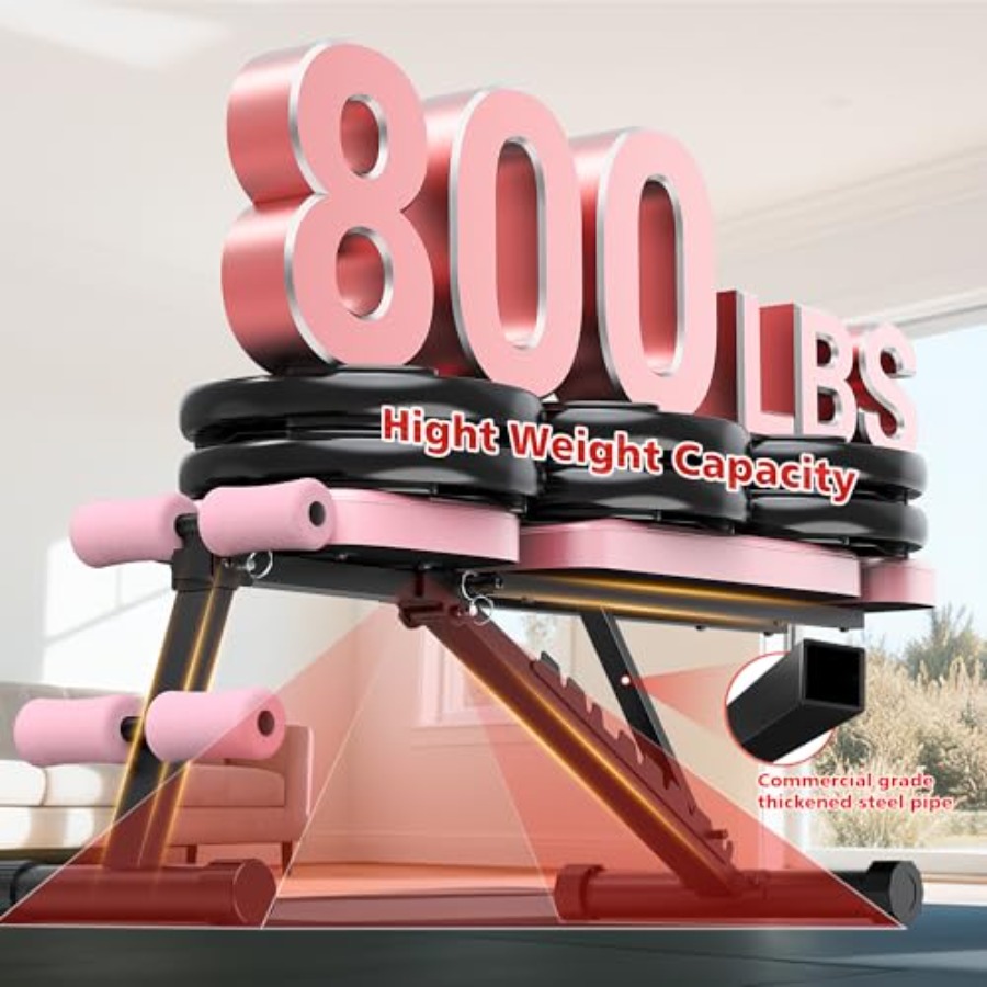 Verstelbare gewichtsbank met 1 - Home Gym Weight Bench recensie en prijs