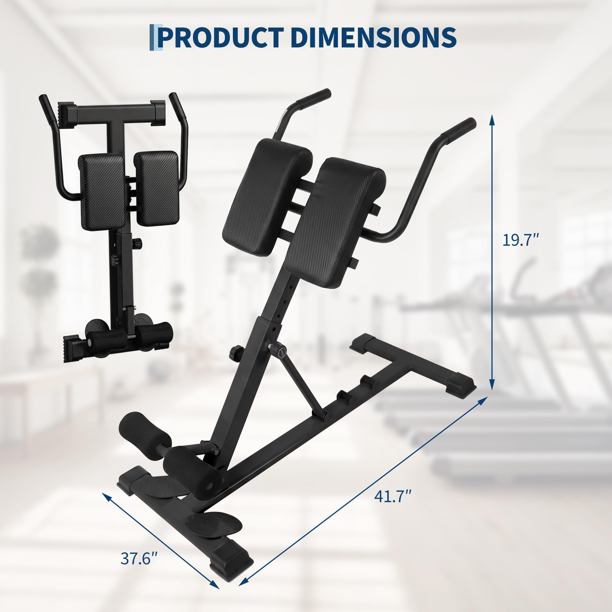 Roman Chair Hyperextensiebank  - Home Gym Hamstring Exercises recensie en prijs