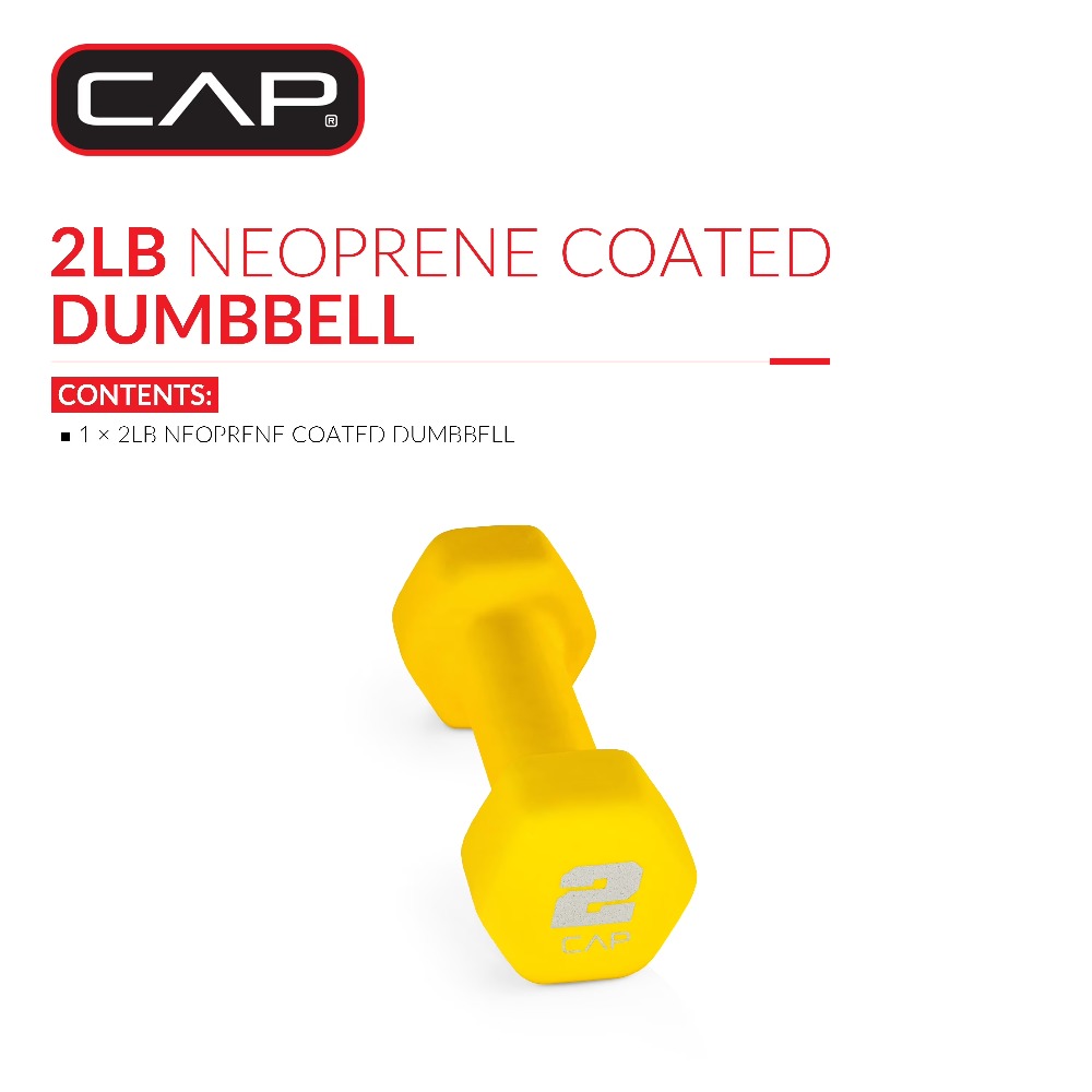 Neopreen Dumbbells 2lb Gewicht - Home Gym Yellow recensie en prijs