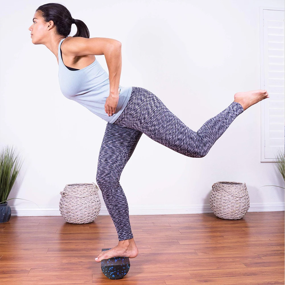 Halfronde yogaroller, massager - Foam Roller High Density recensie en prijs