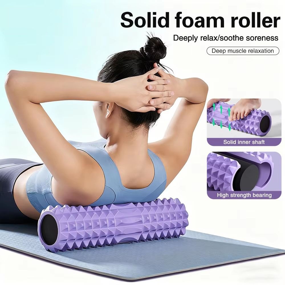 EVA Foam Fitness Back Roll Tri - Foam Roller High Density recensie en prijs