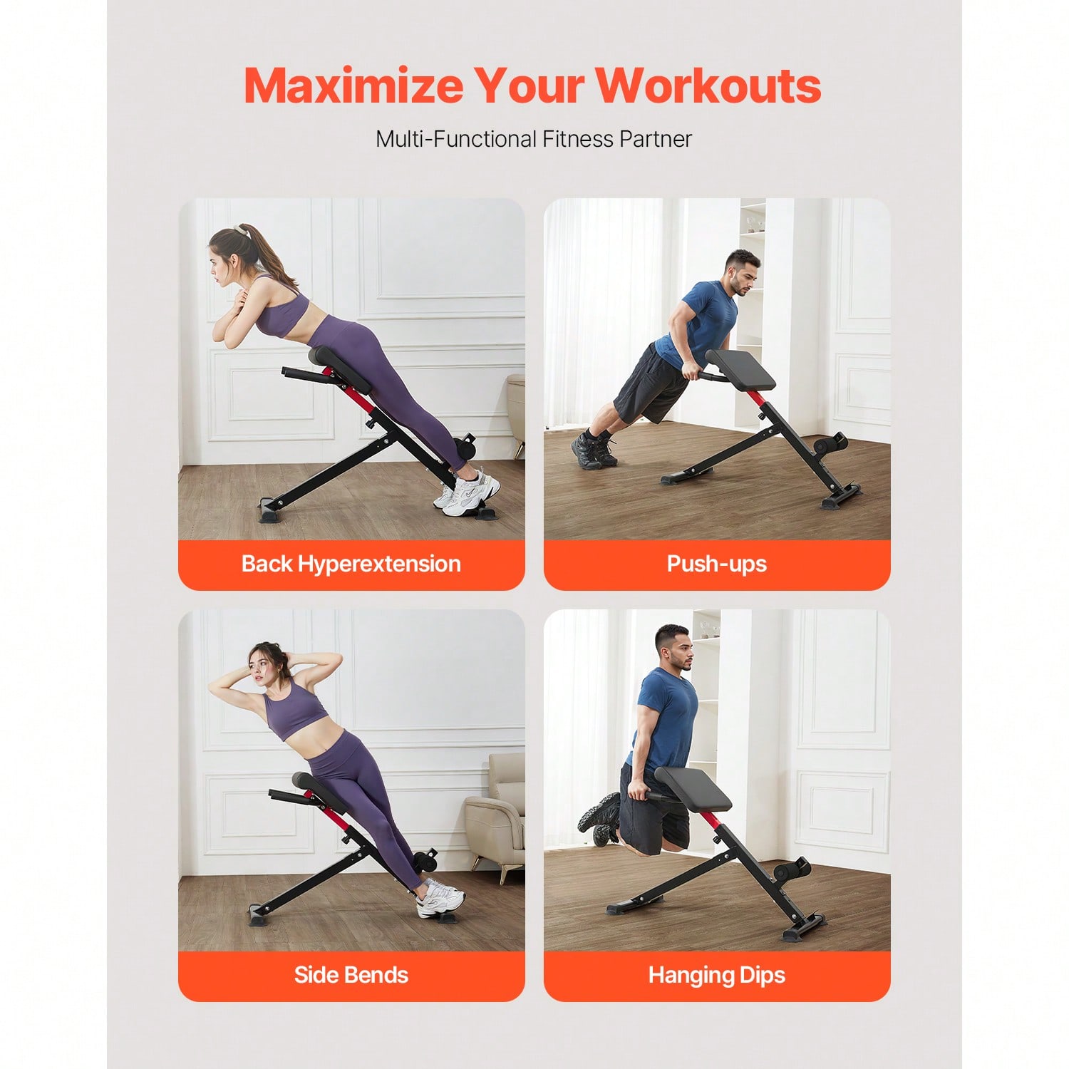 Roman Chair Hyperextension Ban - Home Gym Hamstring Exercises recensie en prijs