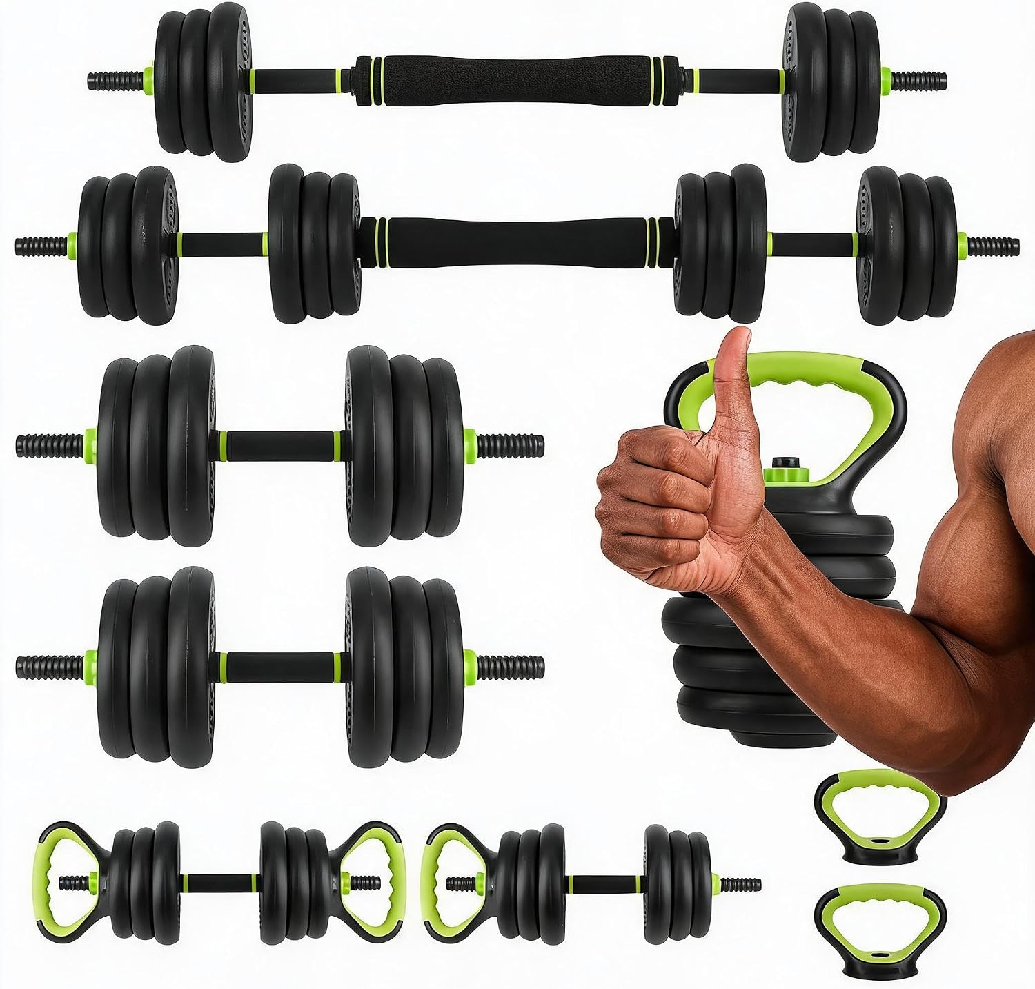 4-in-1 verstelbare dumbbellset - Home Gym Outfit recensie en prijs