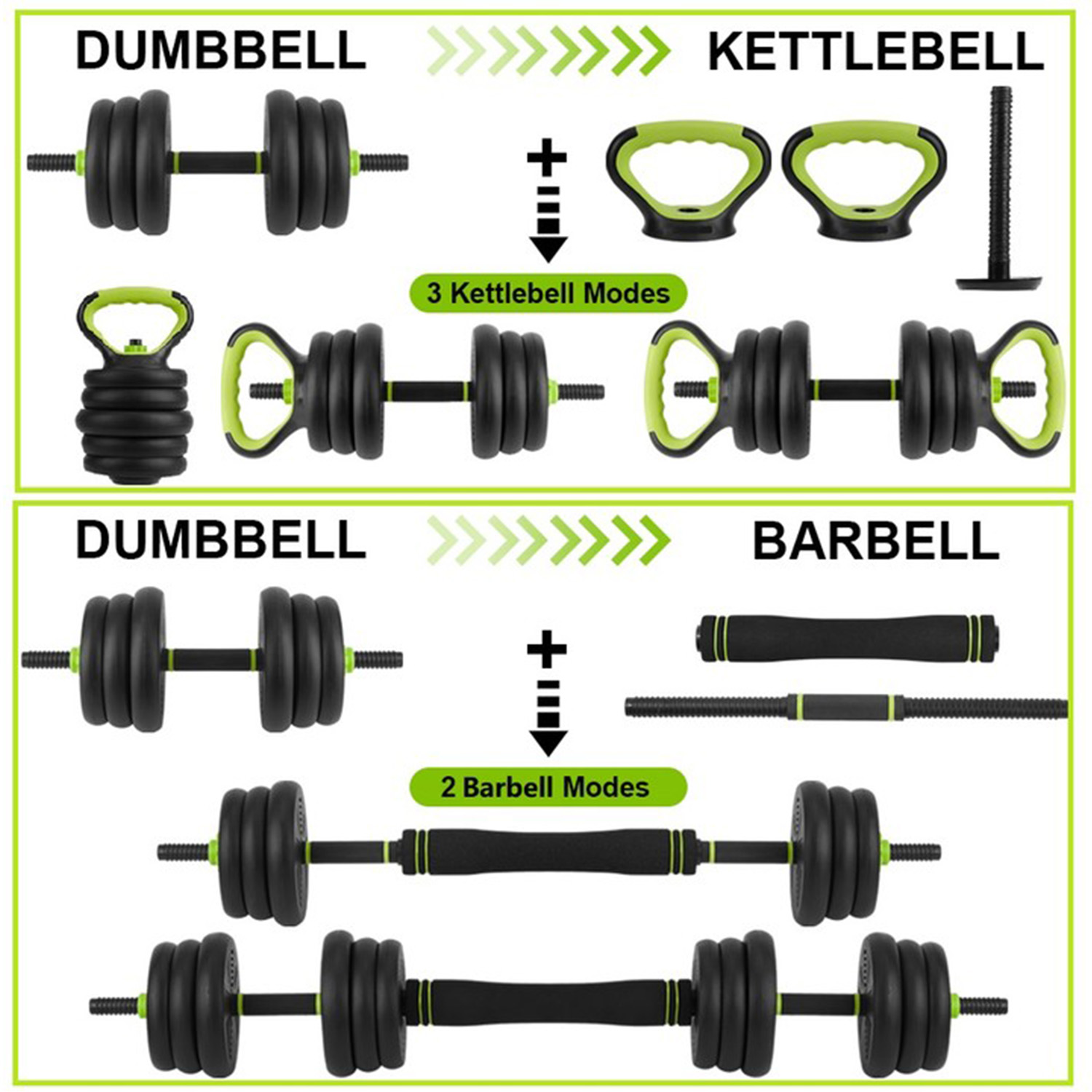 4-in-1 verstelbare dumbbellset - Home Gym Outfit recensie en prijs