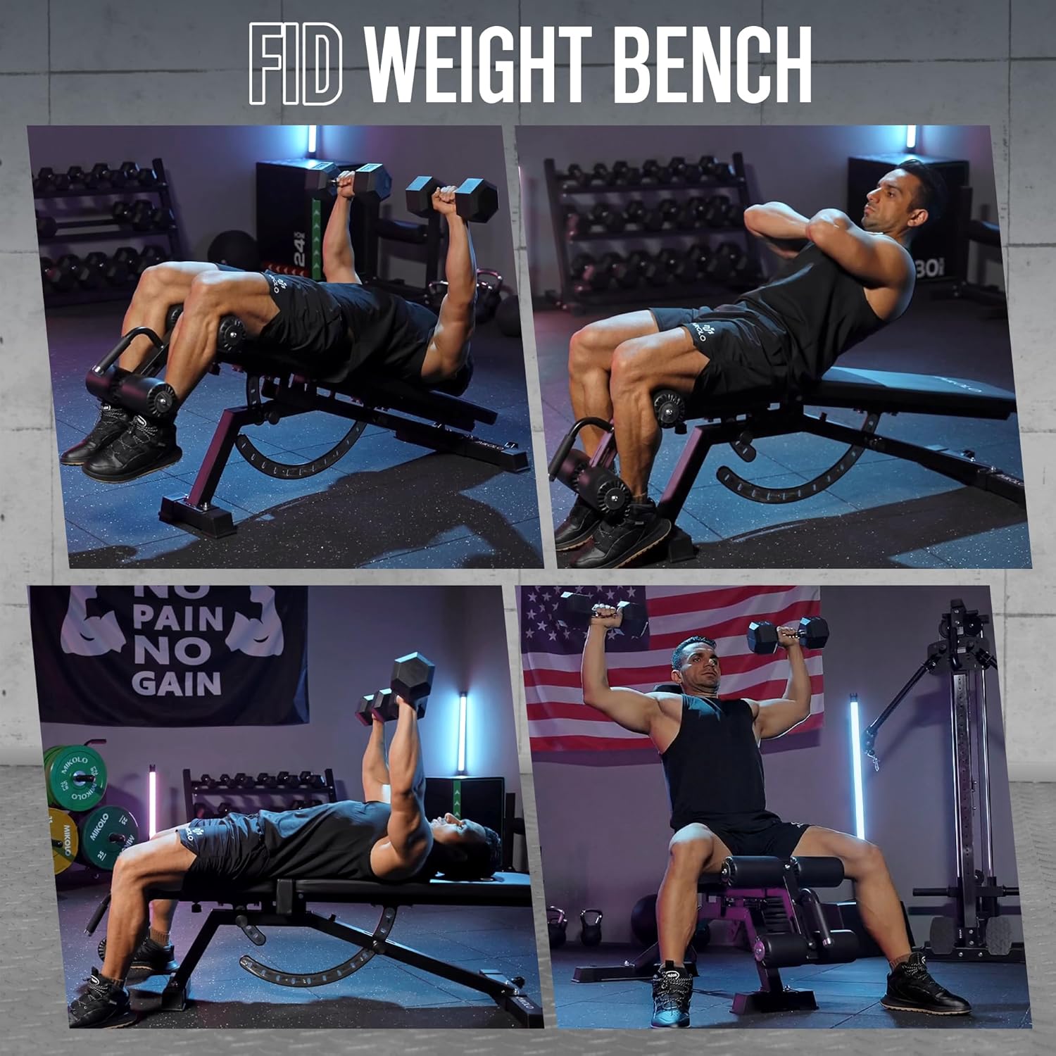 Homegym Gewichtsbank - Staal,  - Home Gym Weights recensie en prijs