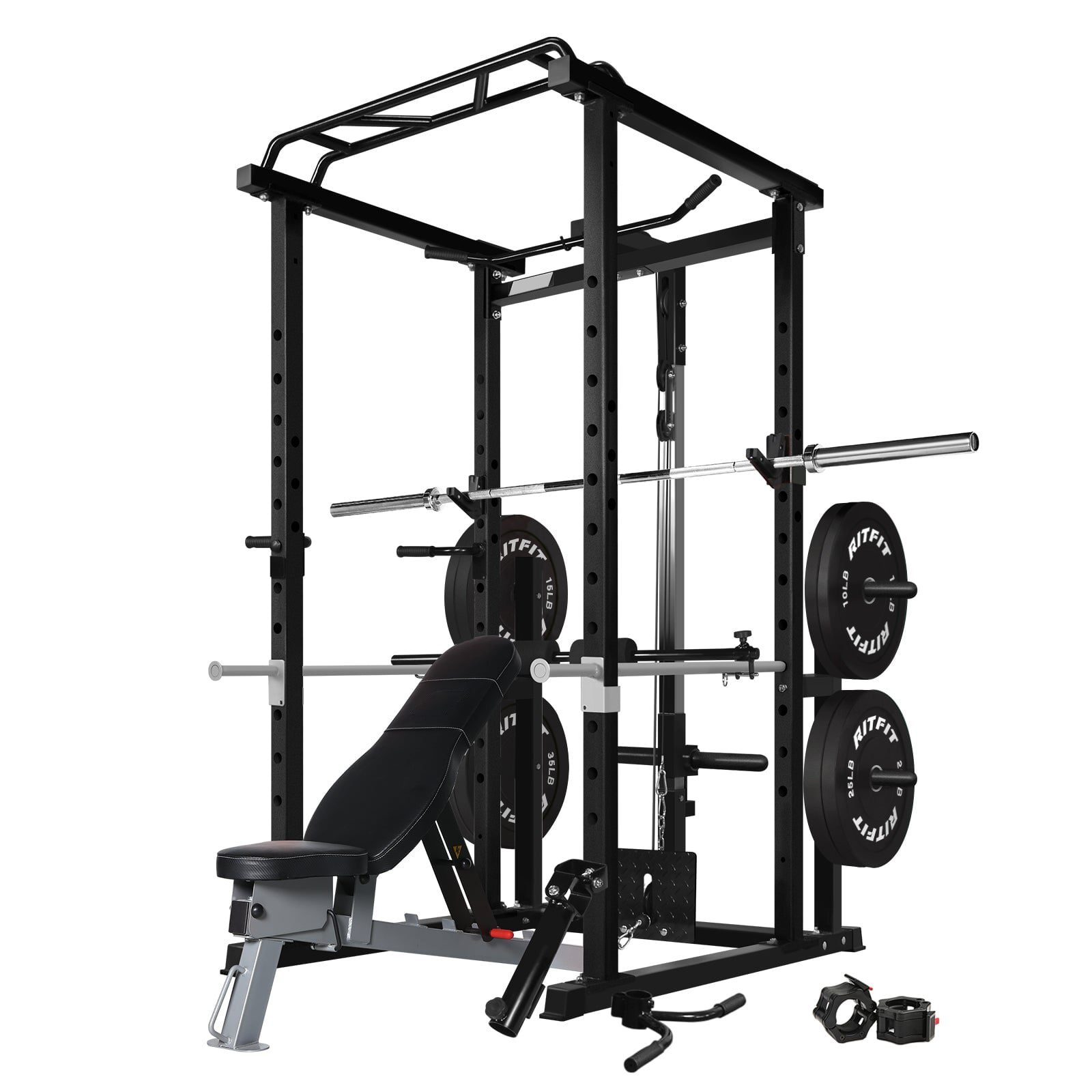 Commerciële multifunctionele k - Squat Rack Power recensie en prijs