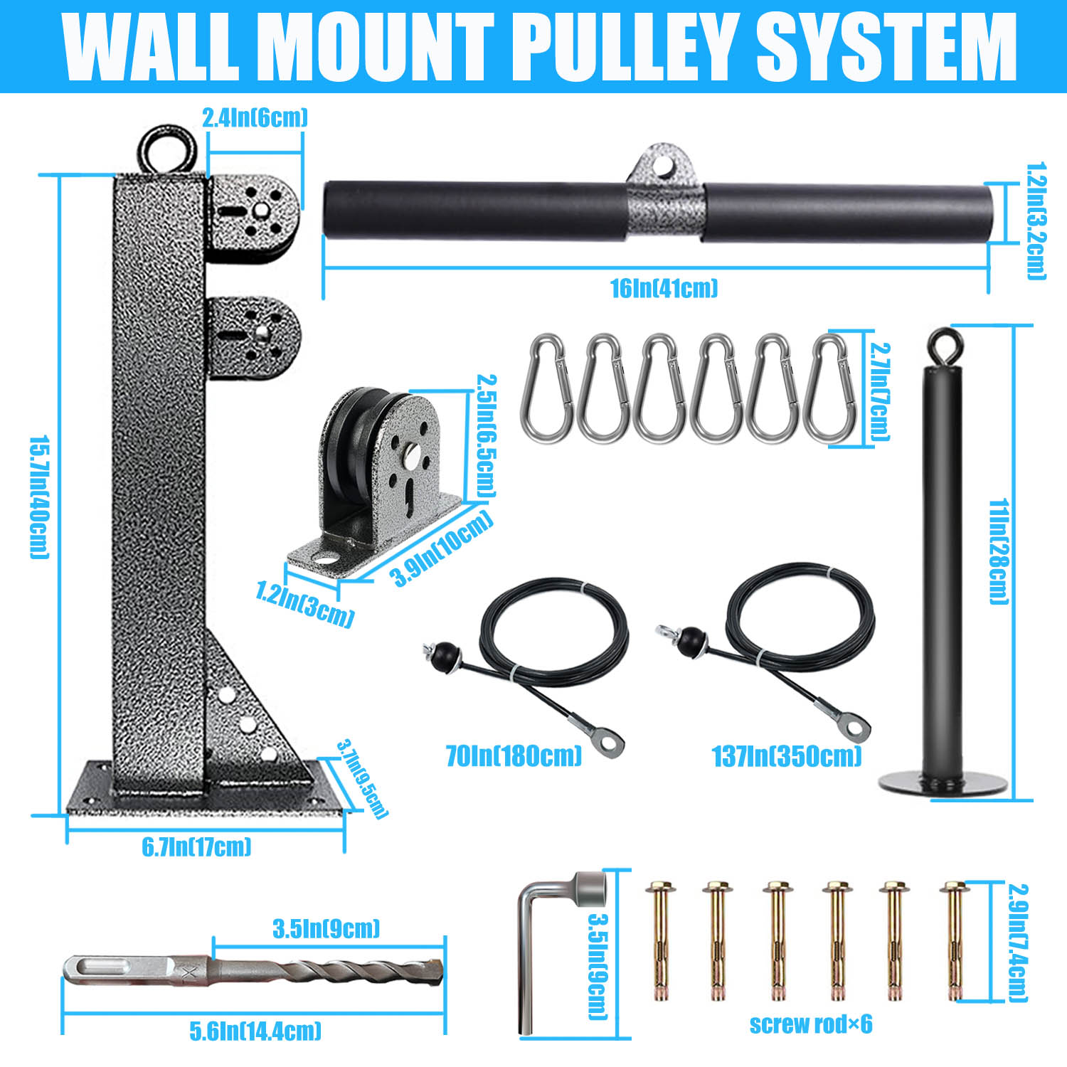 Fitness wandgemonteerd katrols - Pulley Home Gym recensie en prijs