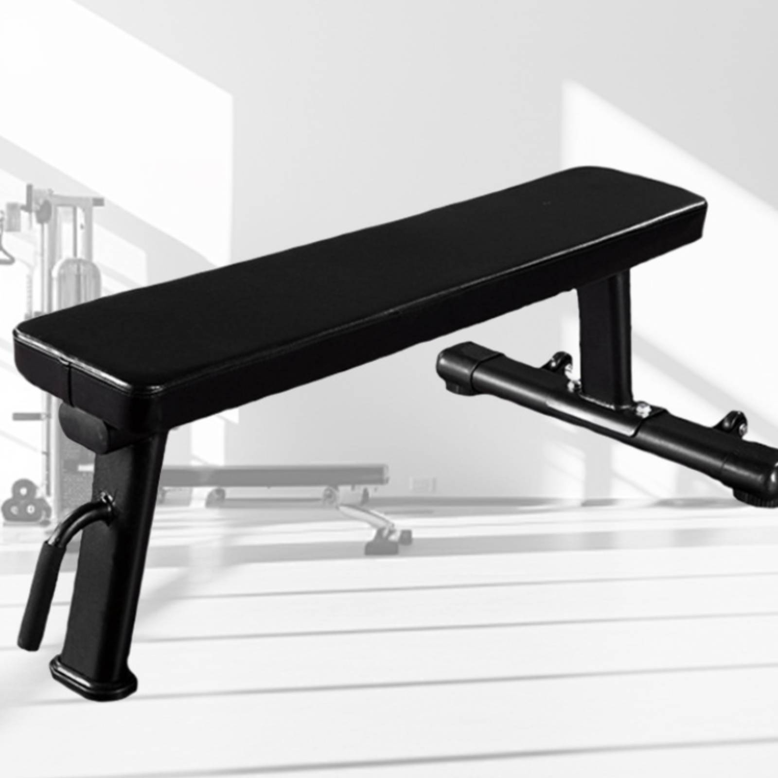 Platte fitnessbank Stabiele, p - Home Gym Weight Bench recensie en prijs
