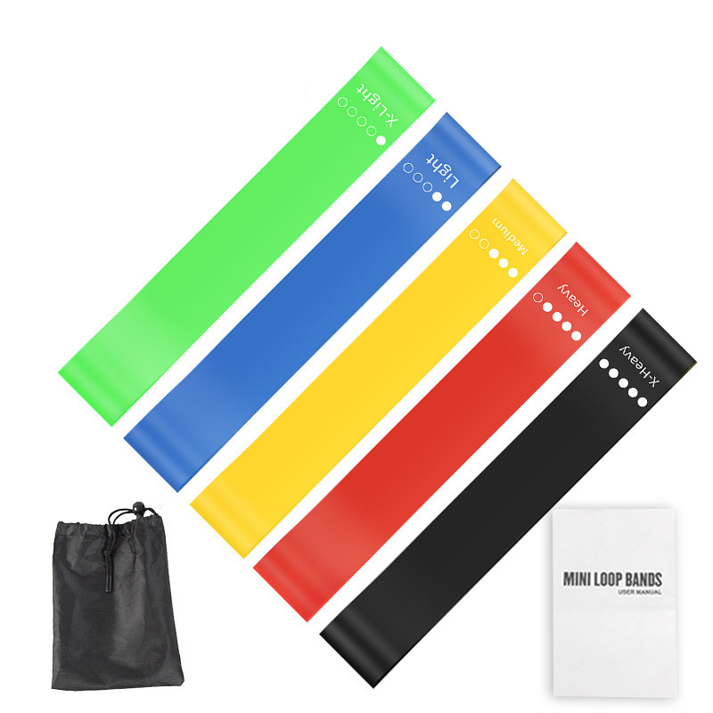 5-delige TPE weerstandsbandens - Home Gym Outfit recensie en prijs