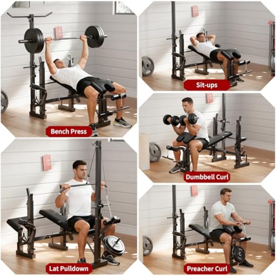 Homegym Gewichtsbank Set: Stal - Home Gym Weight Bench recensie en prijs