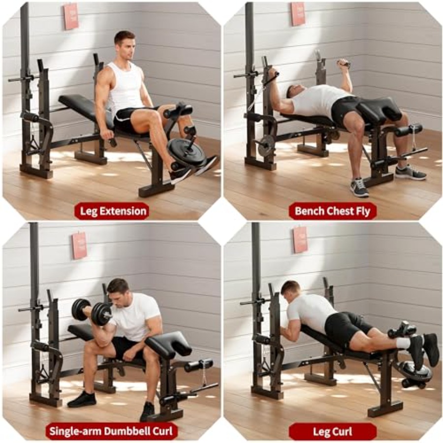 Homegym Gewichtsbank Set: Stal - Home Gym Weight Bench recensie en prijs