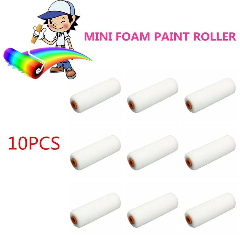 10 Stuks 100Mm Mini Wit Duurza - Foam Roller High Density recensie en prijs