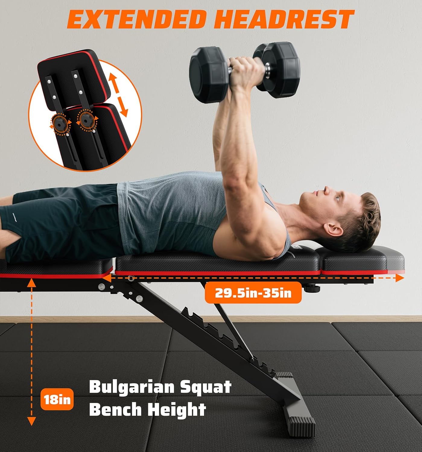 Opvouwbare halterbank voor thu - Home Gym Weights recensie en prijs